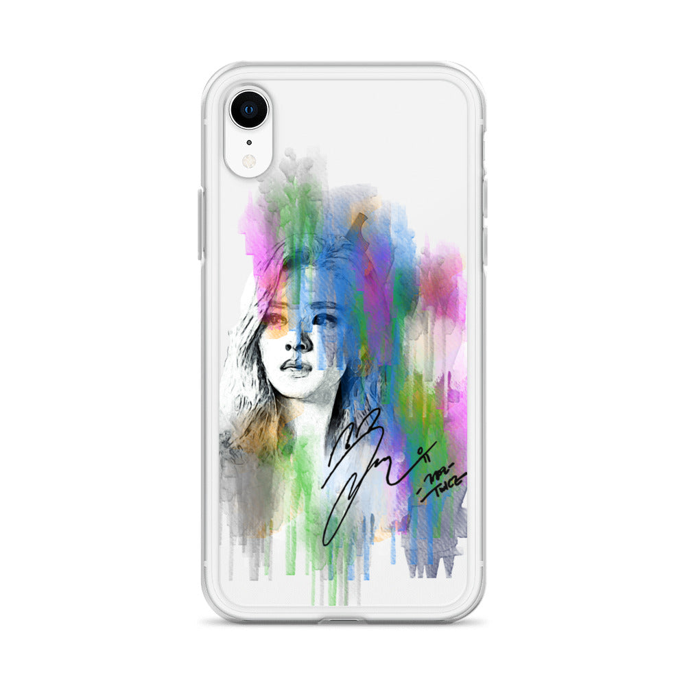 TWICE Jeongyeon, Yoo Jeong-yeon Waterpaint Portrait iPhone Case