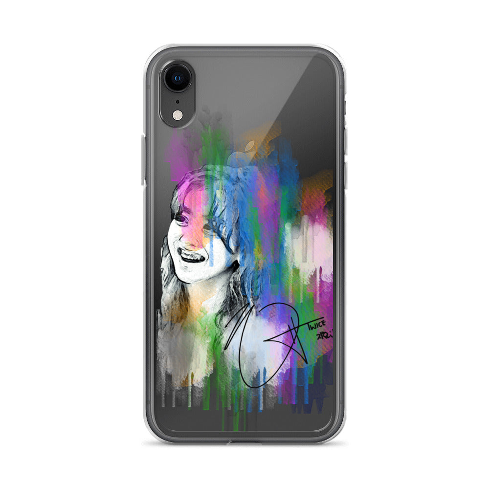 TWICE Jihyo, Park Ji-hyo Waterpaint Portrait iPhone Case