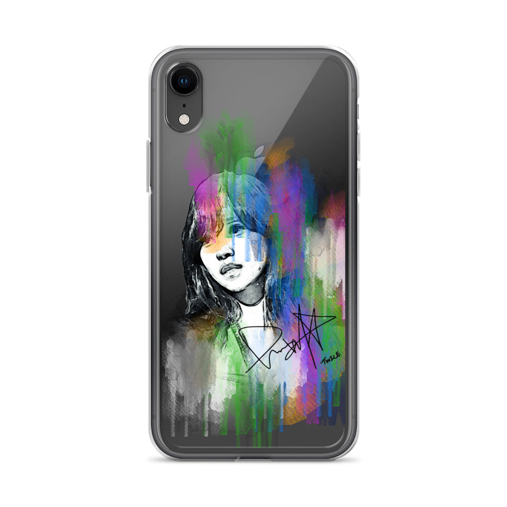 TWICE Mina, Mina Sharon Myoi Waterpaint Portrait iPhone Case