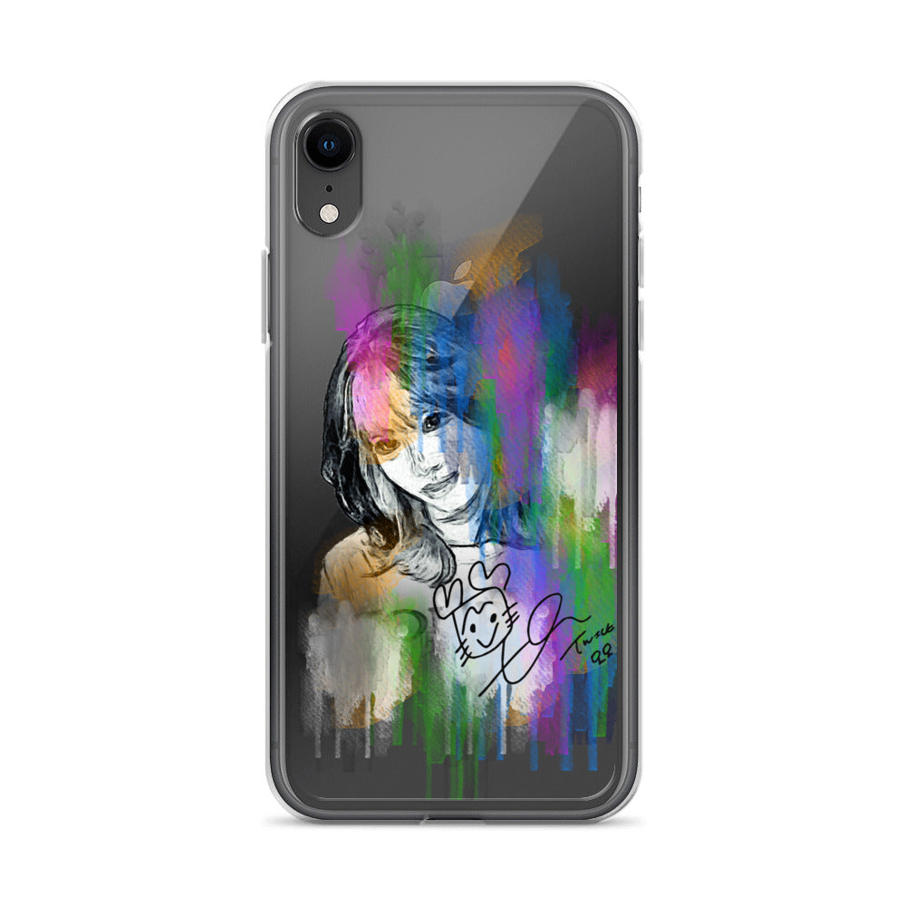 TWICE Momo, Hirai Momo Waterpaint Portrait iPhone Case