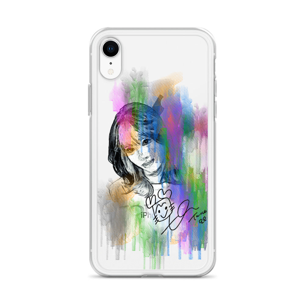 TWICE Momo, Hirai Momo Waterpaint Portrait iPhone Case