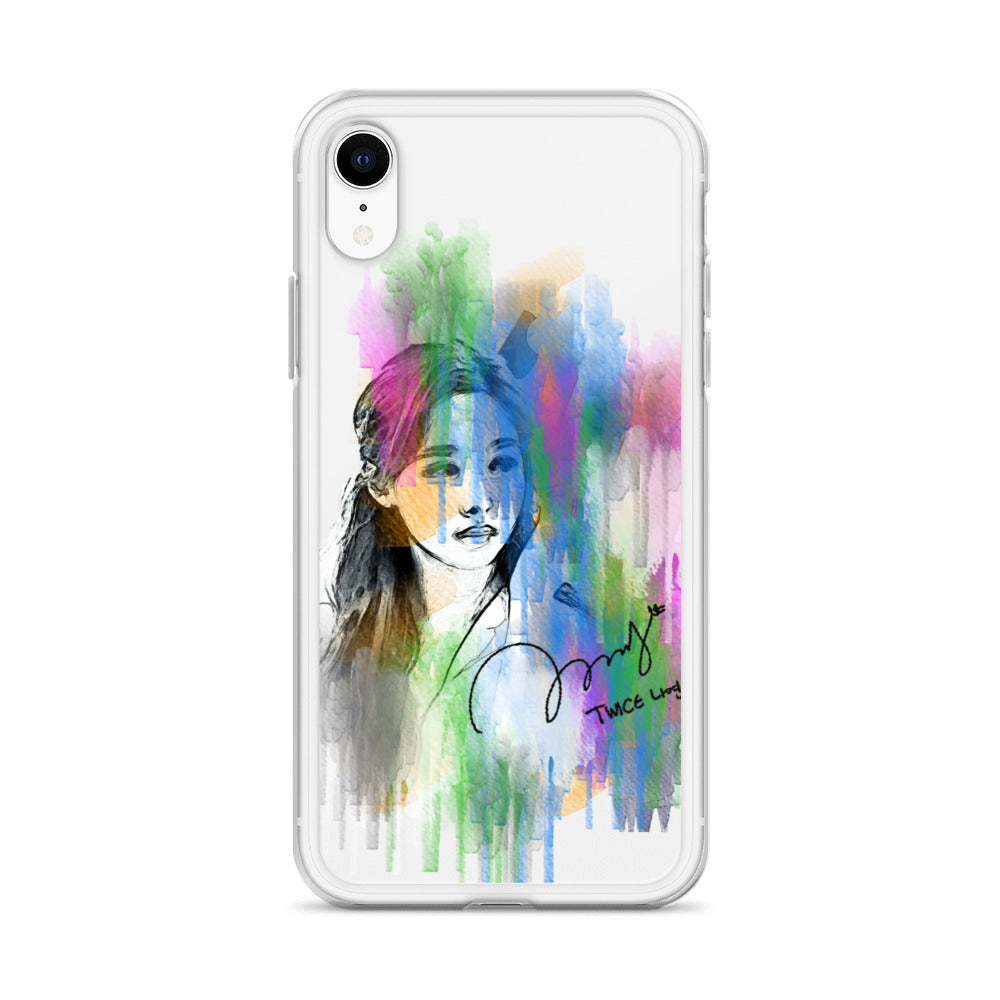 TWICE Nayeon, Im Na-yeon Waterpaint Portrait iPhone Case