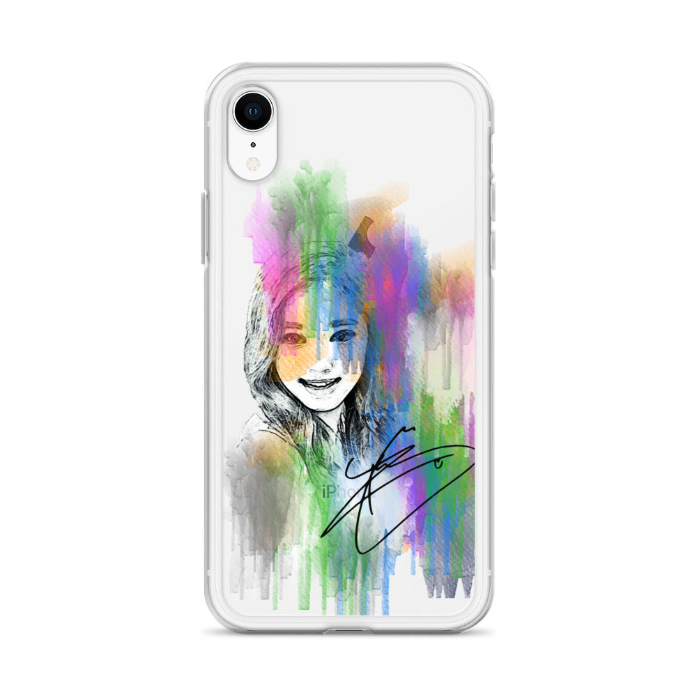 TWICE Tzuyu, Chou Tzu-yu Waterpaint Portrait iPhone Case