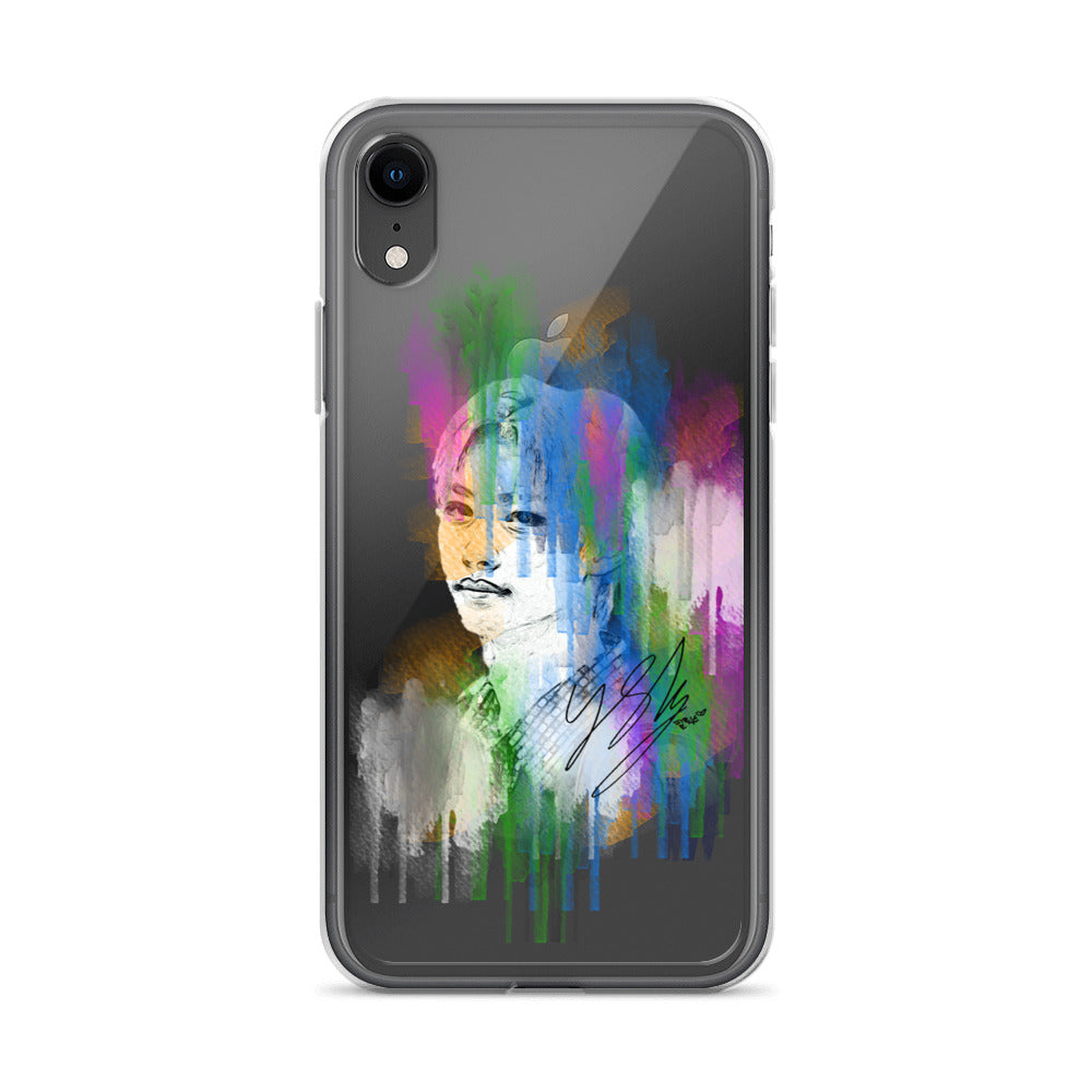 Stray Kids Felix, Lee Felix Waterpaint Portrait iPhone Case