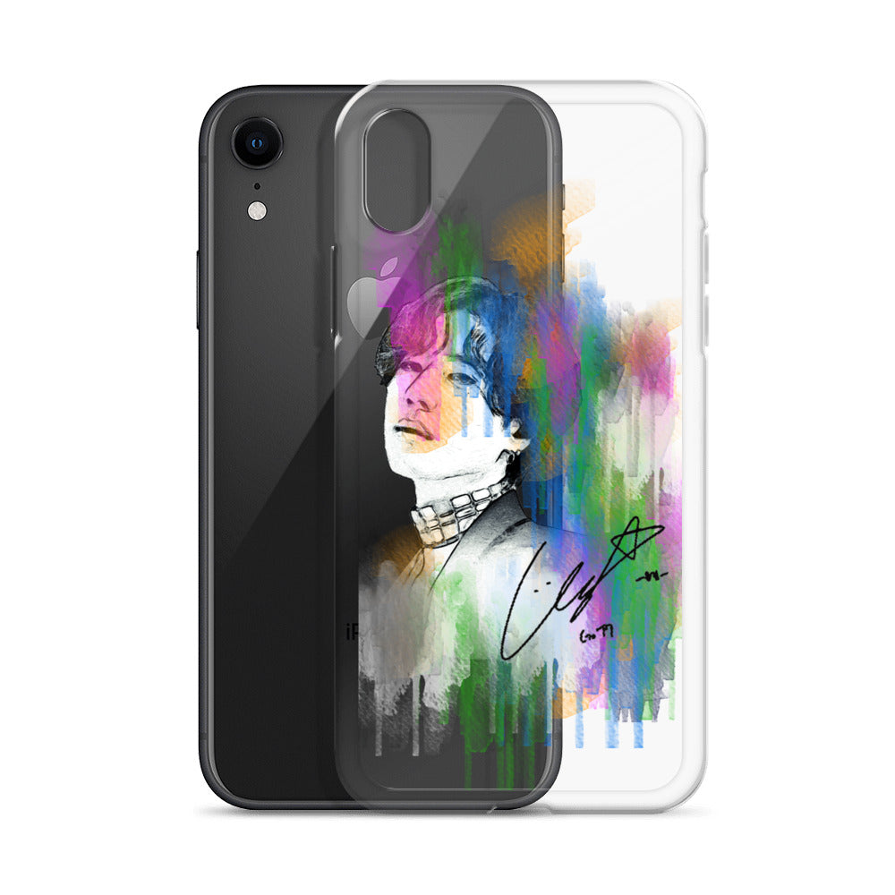 GOT7 Yugyeom, Kim Yu-gyeom Waterpaint Portrait iPhone Case