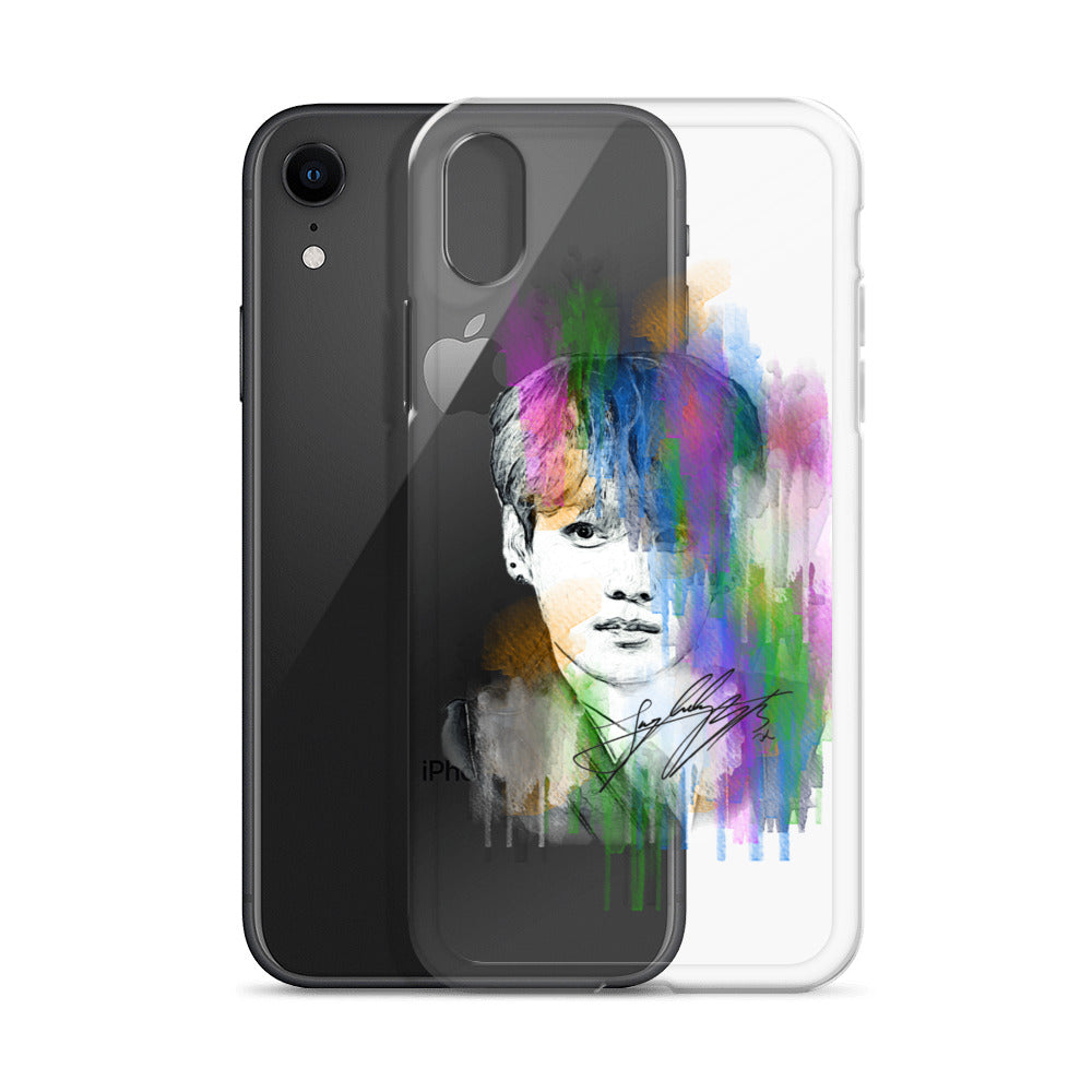 BTS Jungkook, Jeon Jung-kook Waterpaint portrait iPhone Case