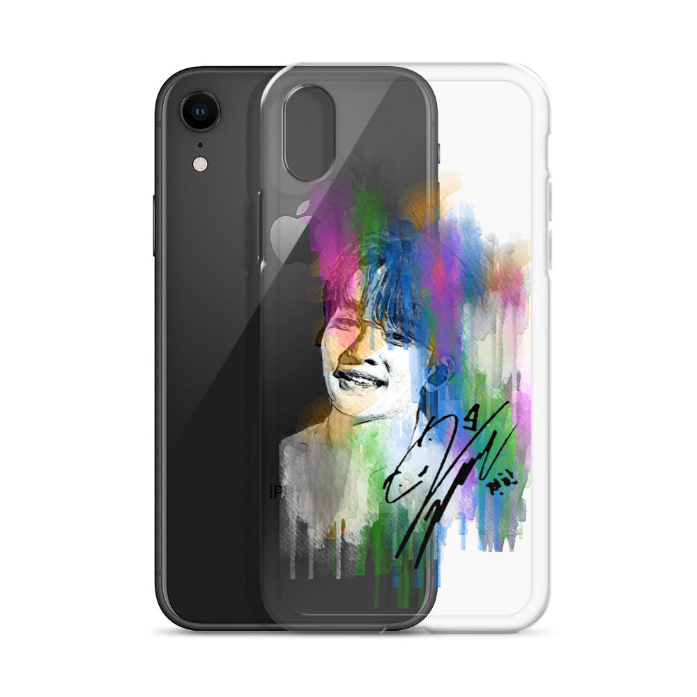 SEVENTEEN Jeonghan, Yoon Jeonghan Waterpaint Portrait iPhone Case