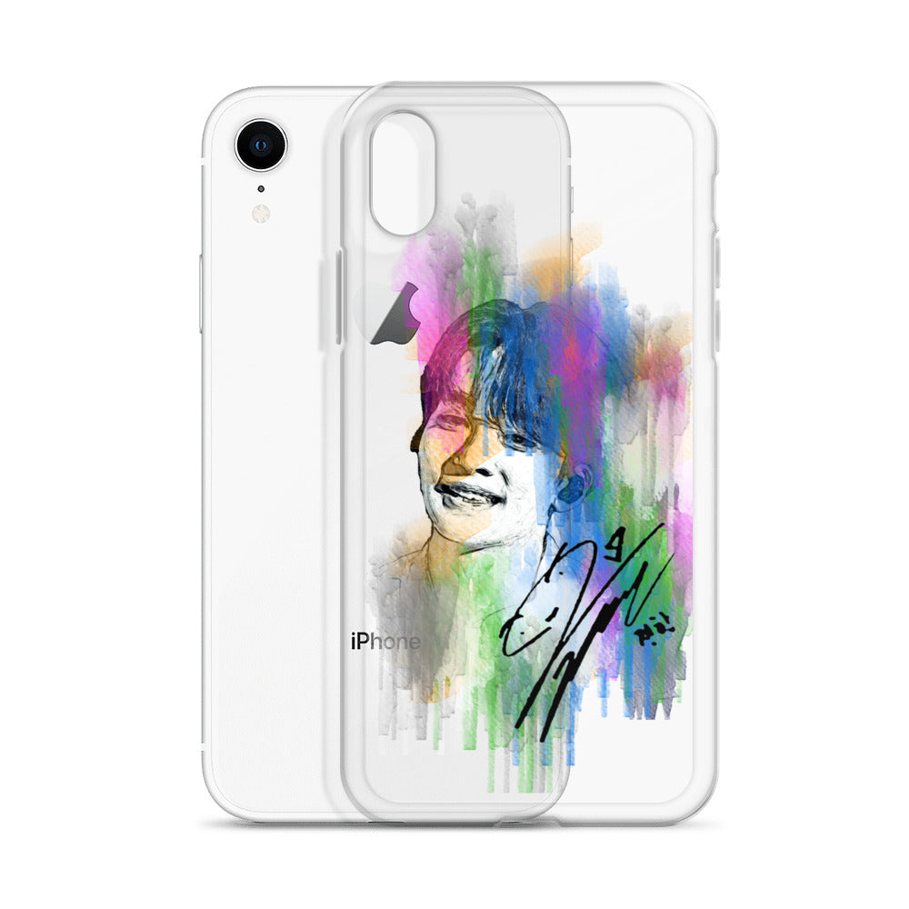 SEVENTEEN Jeonghan, Yoon Jeonghan Waterpaint Portrait iPhone Case