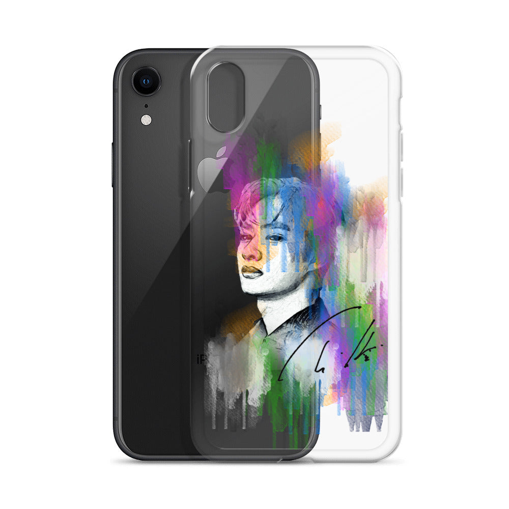 SEVENTEEN Jun, Wen Junhui Waterpaint Portrait iPhone Case