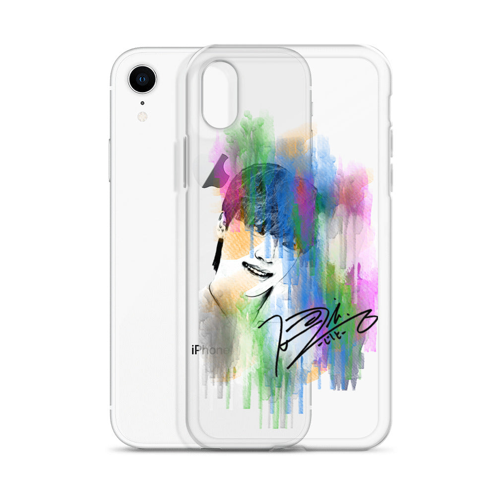 SEVENTEEN Dino, Lee Chan Waterpaint Portrait iPhone Case