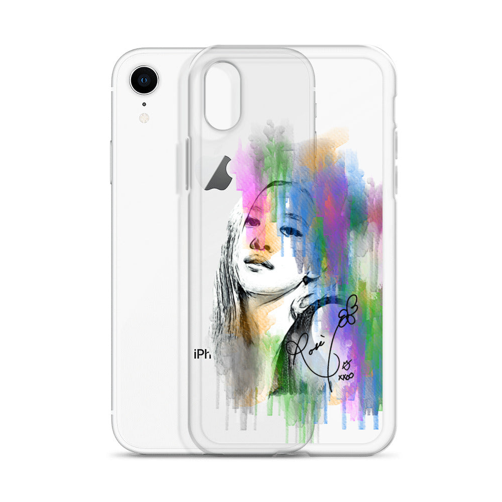 BLACKPINK Rosé, Roseanne Park Waterpaint Portrait iPhone Case - kpophow