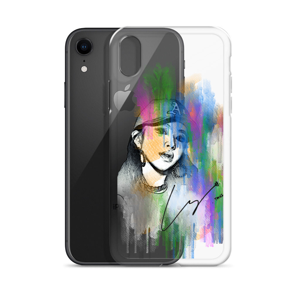 TWICE Chaeyoung, Son Chae-young Waterpaint Portrait iPhone Case