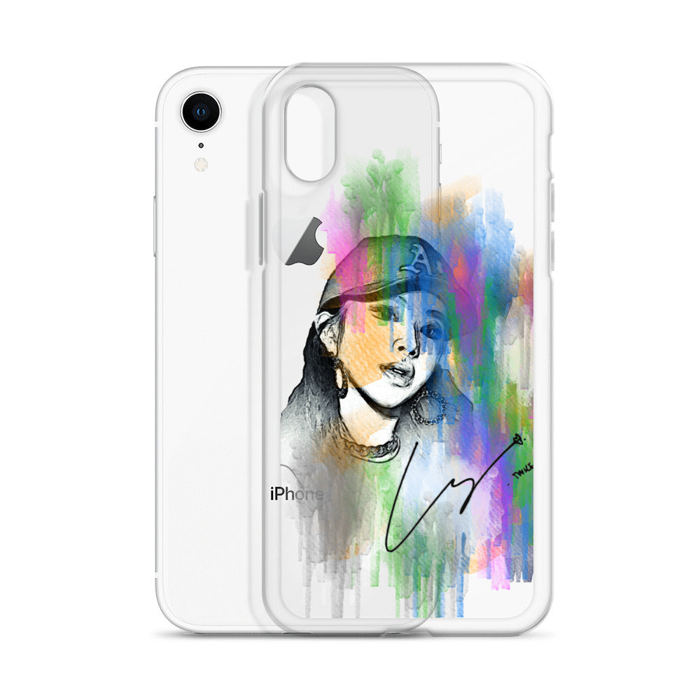 TWICE Chaeyoung, Son Chae-young Waterpaint Portrait iPhone Case