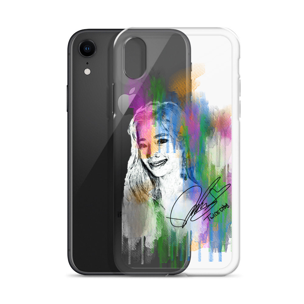 TWICE Dahyun, Kim Da Hyun Waterpaint Portrait iPhone Case