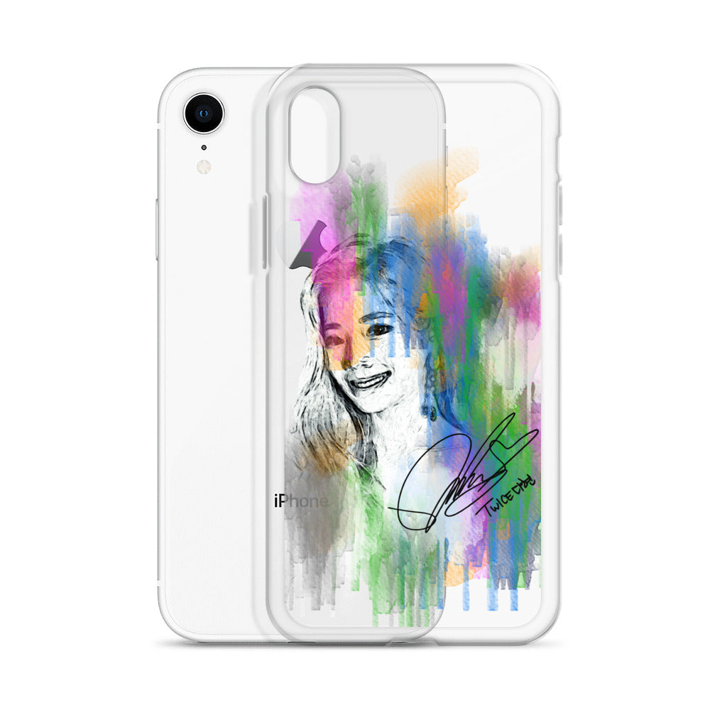 TWICE Dahyun, Kim Da Hyun Waterpaint Portrait iPhone Case