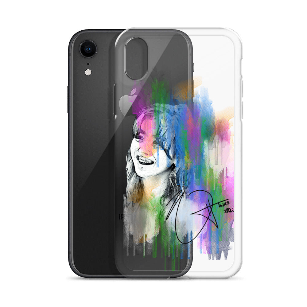 TWICE Jihyo, Park Ji-hyo Waterpaint Portrait iPhone Case