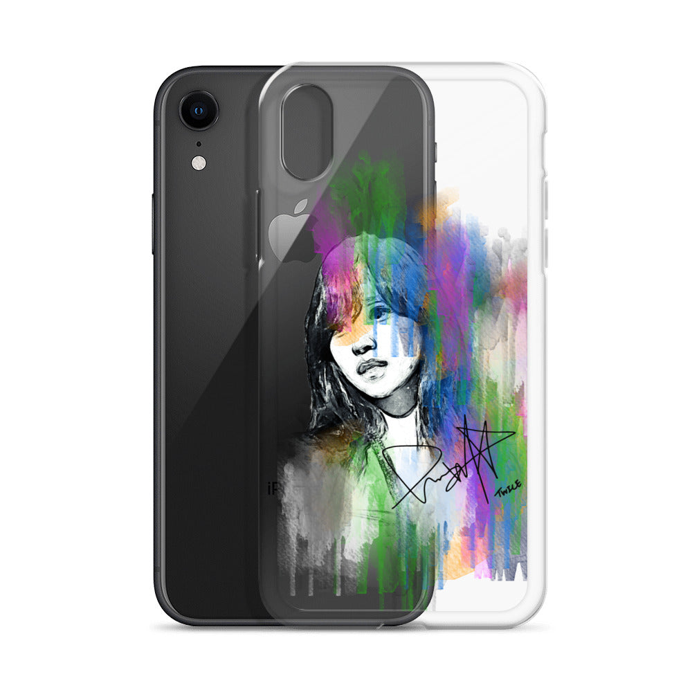 TWICE Mina, Mina Sharon Myoi Waterpaint Portrait iPhone Case