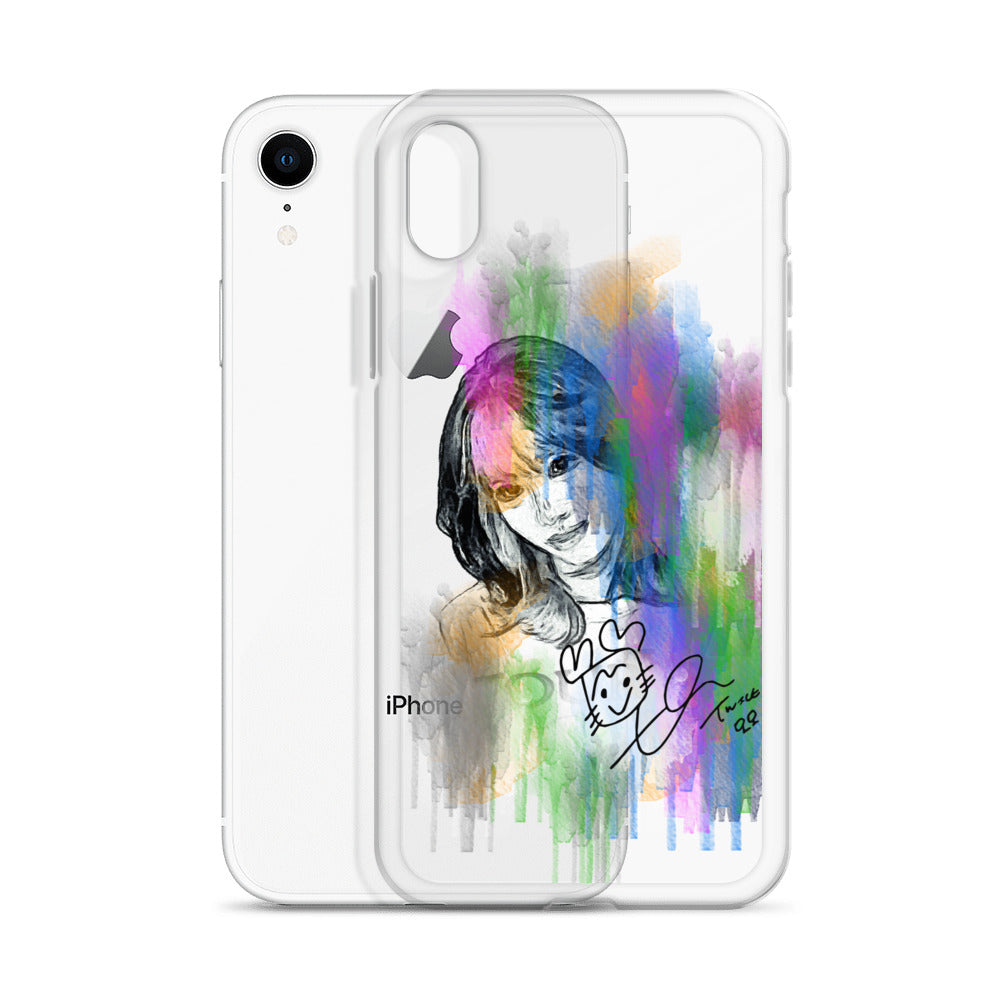 TWICE Momo, Hirai Momo Waterpaint Portrait iPhone Case