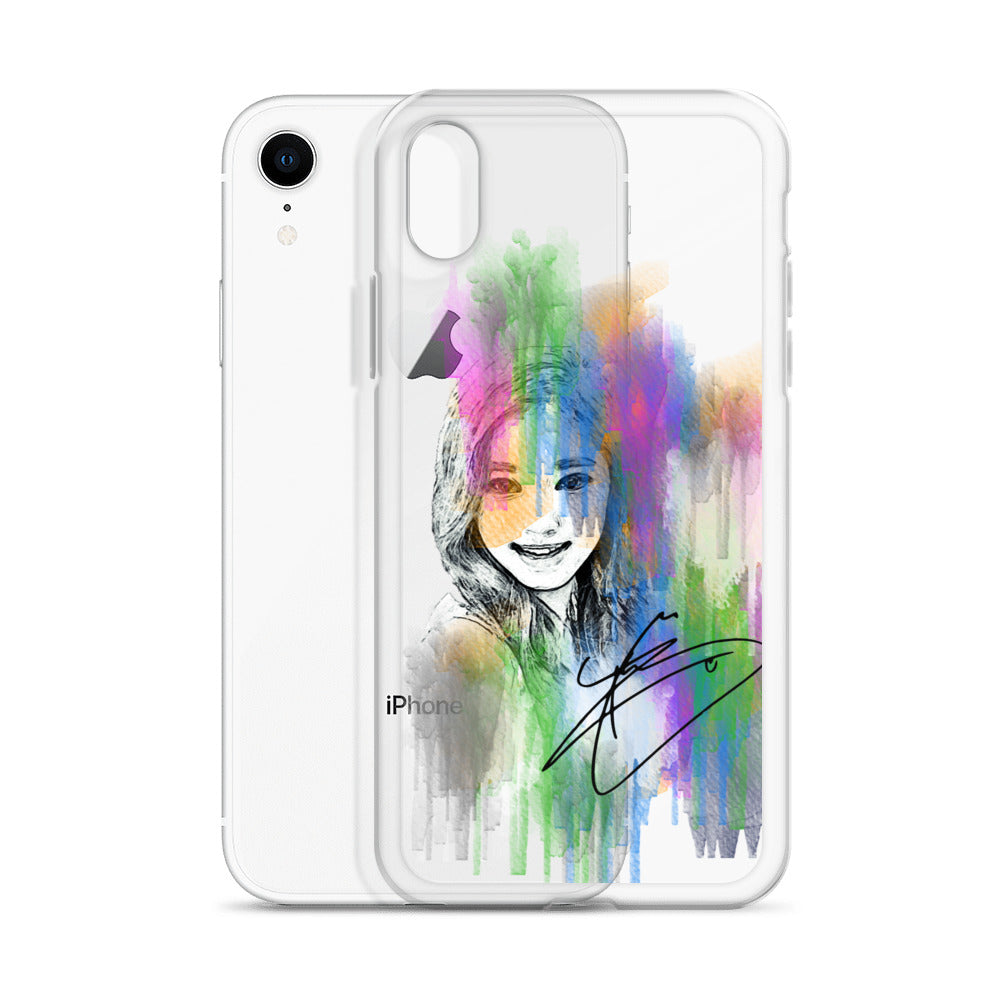 TWICE Tzuyu, Chou Tzu-yu Waterpaint Portrait iPhone Case