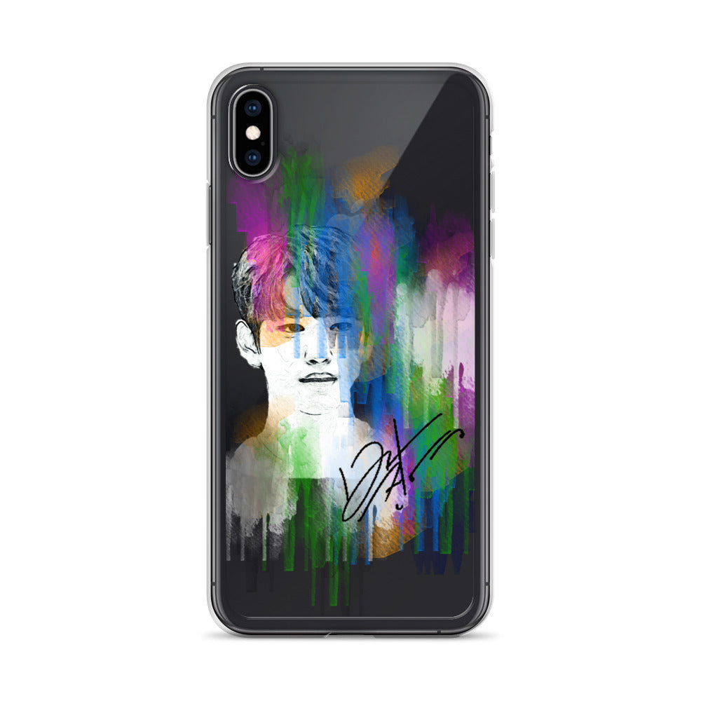 GOT7 Jinyoung, Park Jin-young Waterpaint Portrait iPhone Case