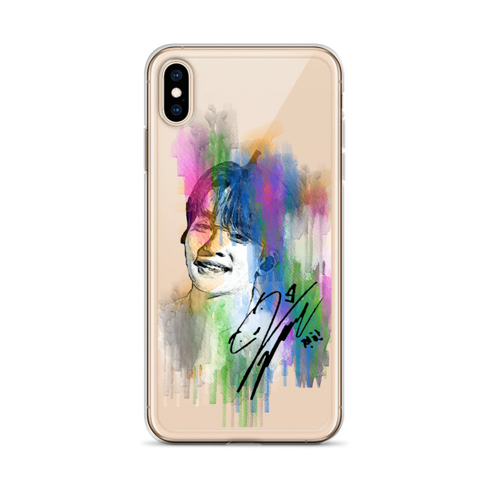 SEVENTEEN Jeonghan, Yoon Jeonghan Waterpaint Portrait iPhone Case