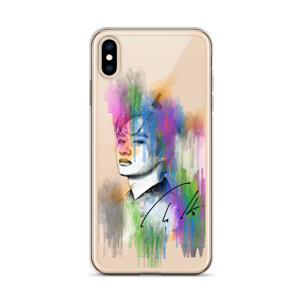 SEVENTEEN Jun, Wen Junhui Waterpaint Portrait iPhone Case