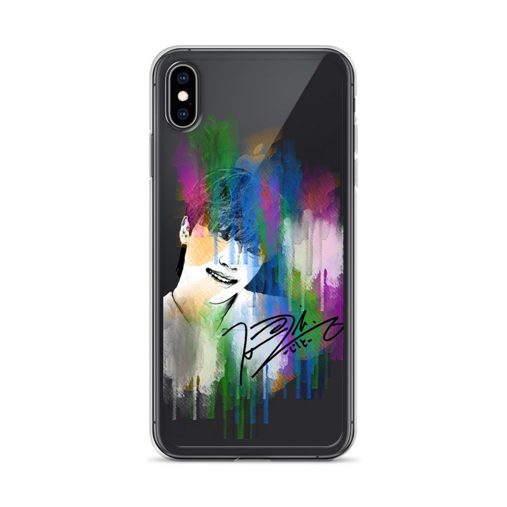 SEVENTEEN Dino, Lee Chan Waterpaint Portrait iPhone Case