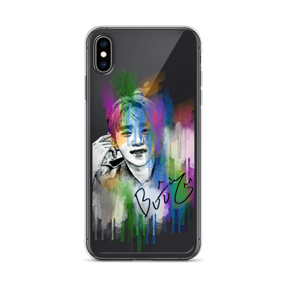 SEVENTEEN Seungkwan, Boo Seung-kwan Waterpaint Portrait iPhone Case