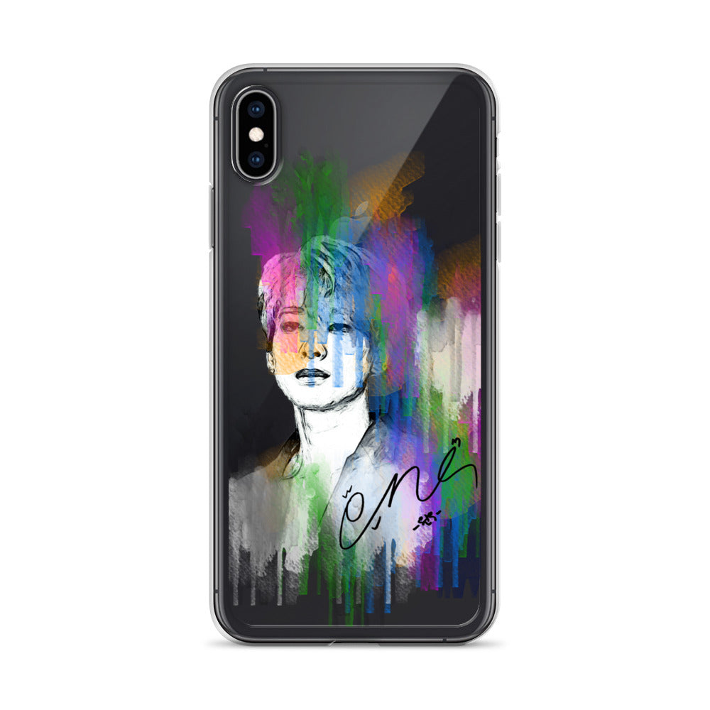 SEVENTEEN Wonwoo, Jeon Won-woo Waterpaint Portrait iPhone Case