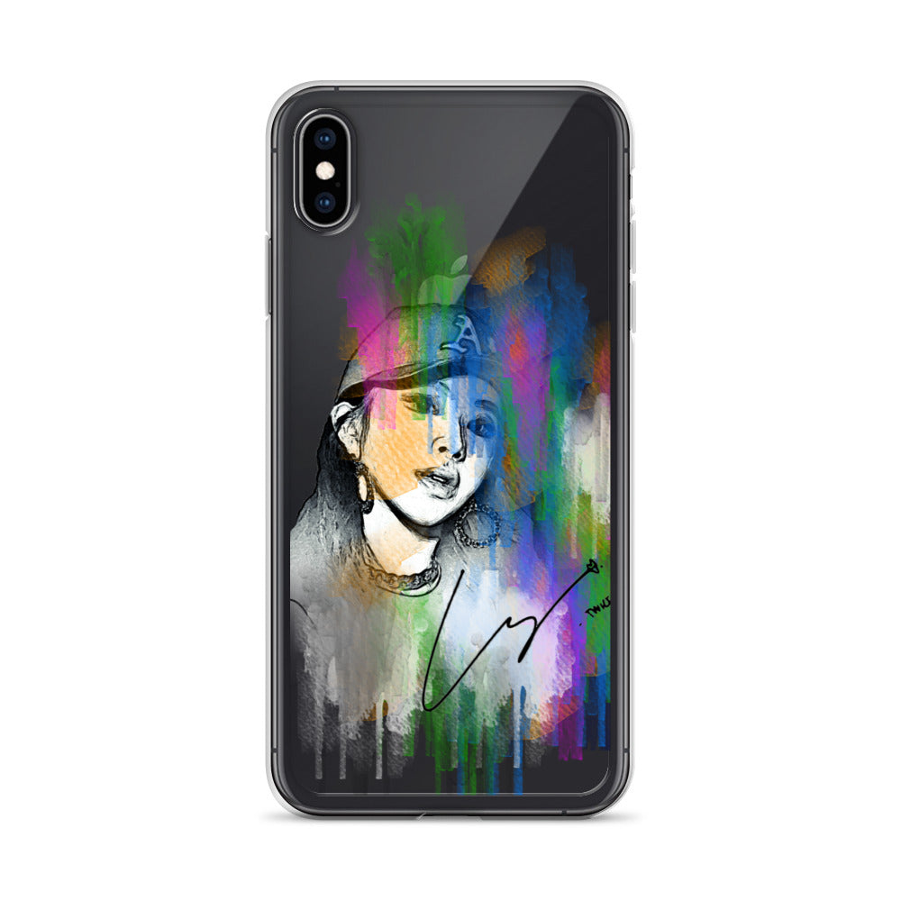 TWICE Chaeyoung, Son Chae-young Waterpaint Portrait iPhone Case