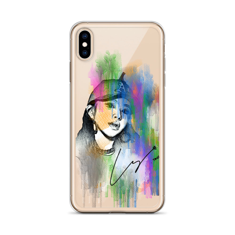 TWICE Chaeyoung, Son Chae-young Waterpaint Portrait iPhone Case