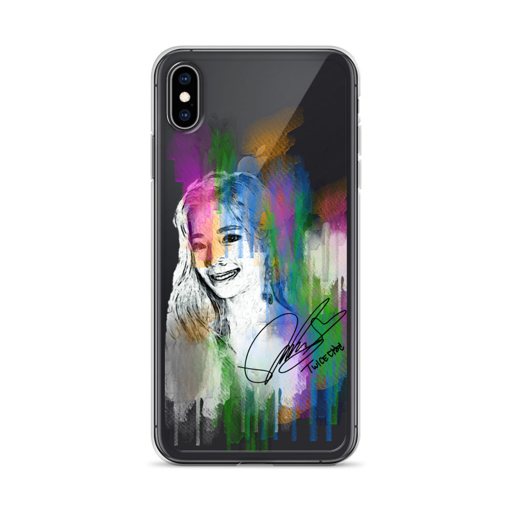 TWICE Dahyun, Kim Da Hyun Waterpaint Portrait iPhone Case