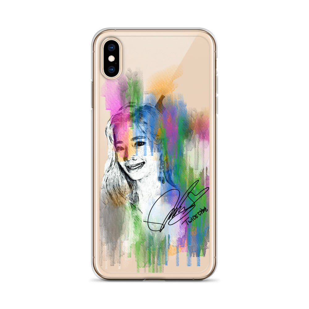 TWICE Dahyun, Kim Da Hyun Waterpaint Portrait iPhone Case