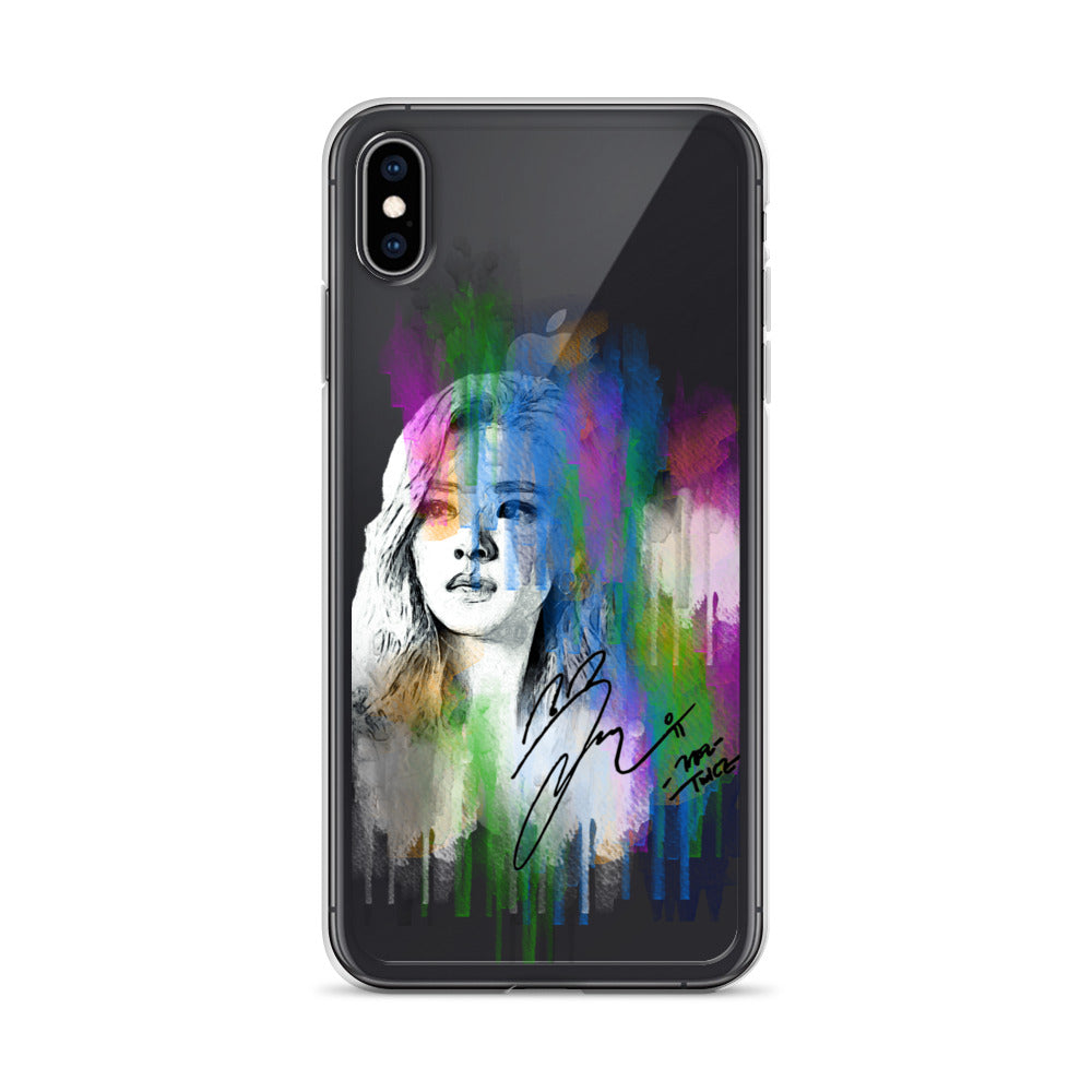 TWICE Jeongyeon, Yoo Jeong-yeon Waterpaint Portrait iPhone Case