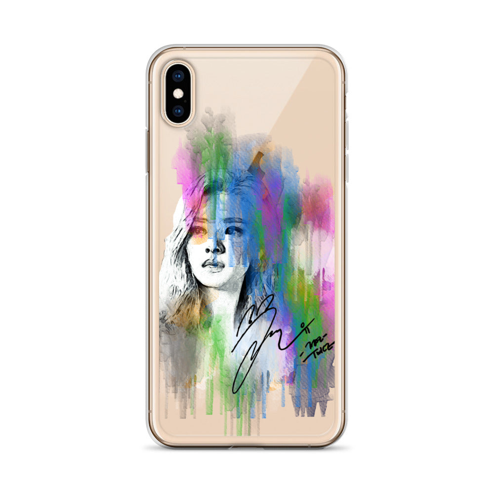 TWICE Jeongyeon, Yoo Jeong-yeon Waterpaint Portrait iPhone Case