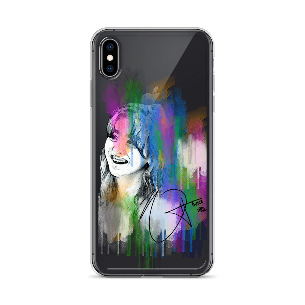 TWICE Jihyo, Park Ji-hyo Waterpaint Portrait iPhone Case