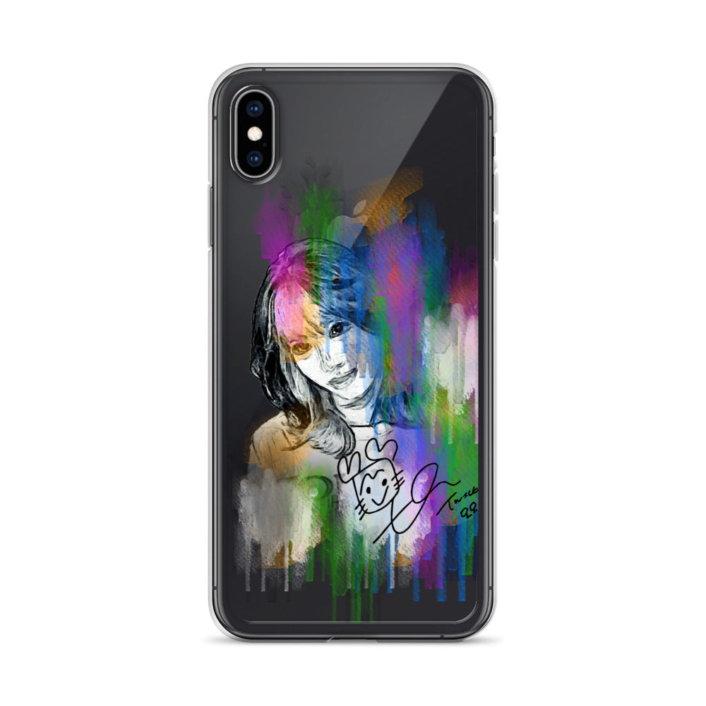 TWICE Momo, Hirai Momo Waterpaint Portrait iPhone Case