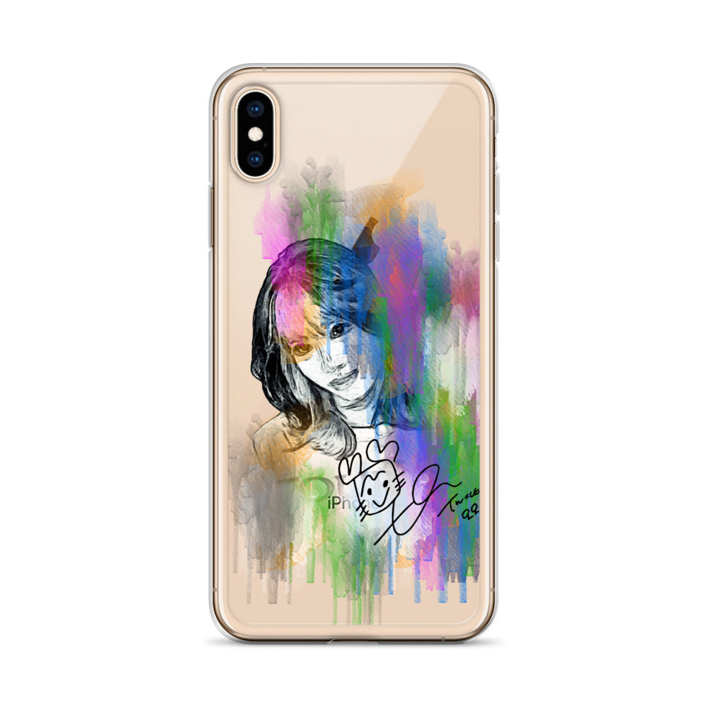 TWICE Momo, Hirai Momo Waterpaint Portrait iPhone Case