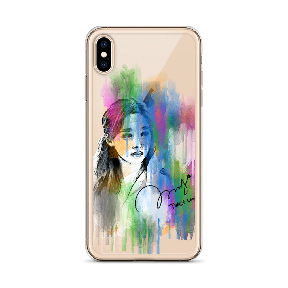 TWICE Nayeon, Im Na-yeon Waterpaint Portrait iPhone Case