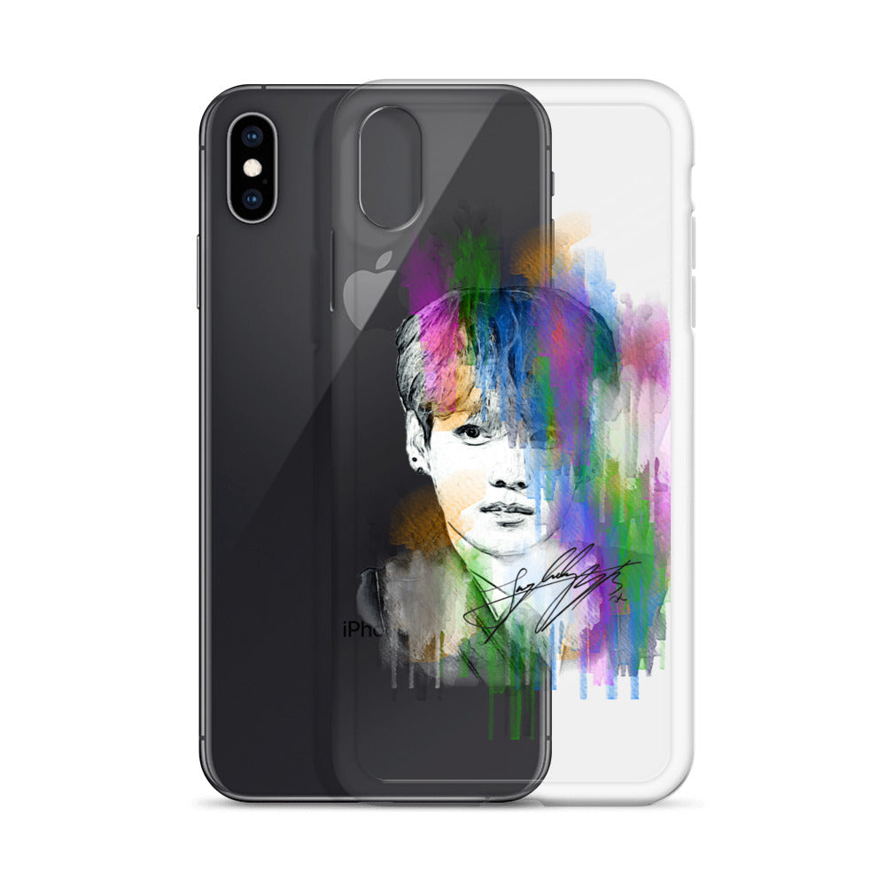 BTS Jungkook, Jeon Jung-kook Waterpaint portrait iPhone Case