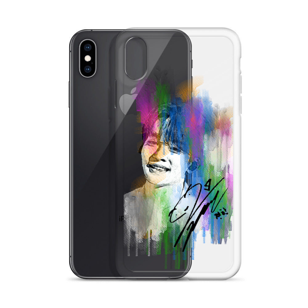 SEVENTEEN Jeonghan, Yoon Jeonghan Waterpaint Portrait iPhone Case