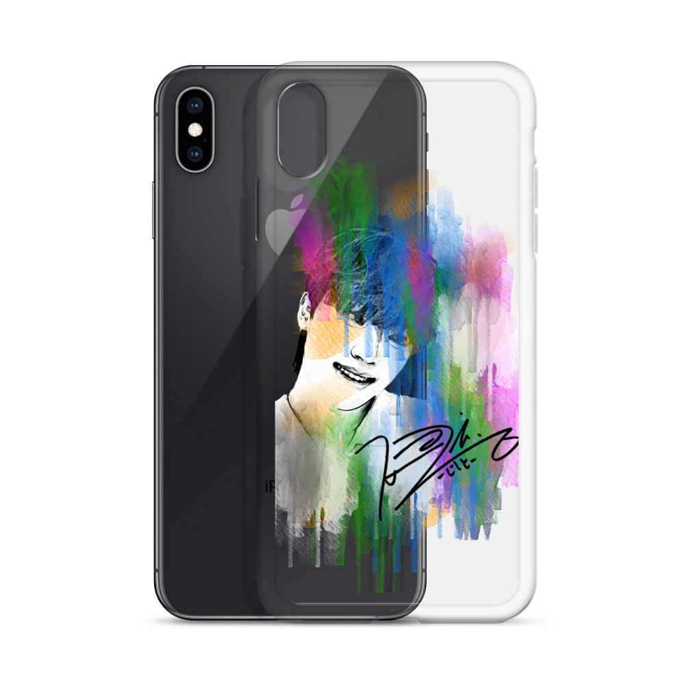 SEVENTEEN Dino, Lee Chan Waterpaint Portrait iPhone Case