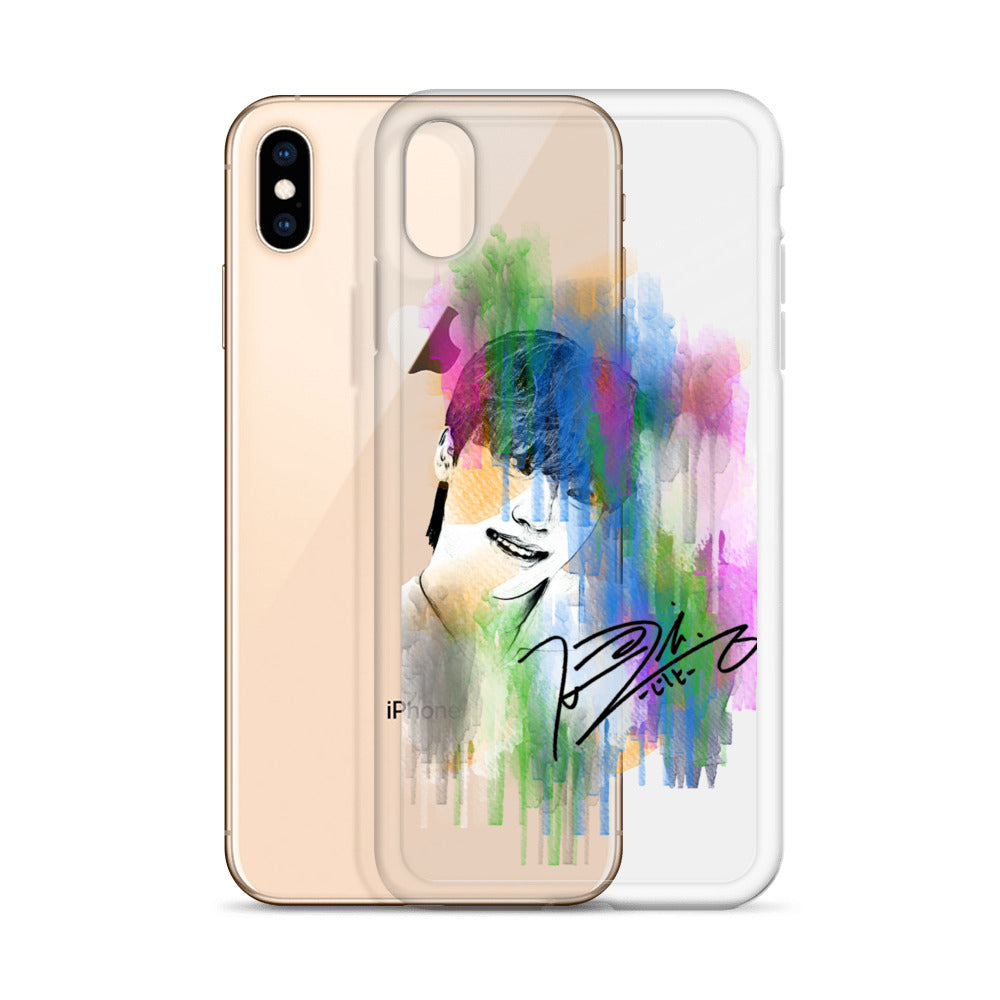 SEVENTEEN Dino, Lee Chan Waterpaint Portrait iPhone Case