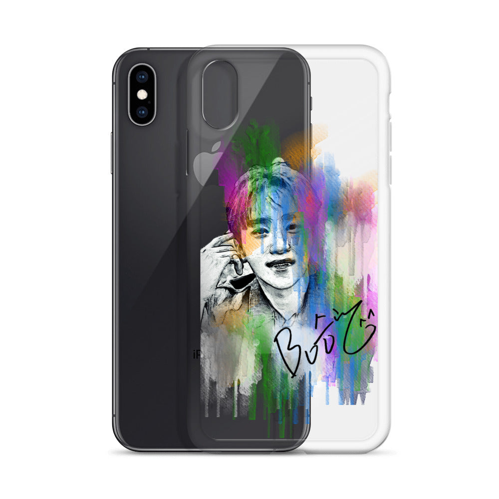 SEVENTEEN Seungkwan, Boo Seung-kwan Waterpaint Portrait iPhone Case