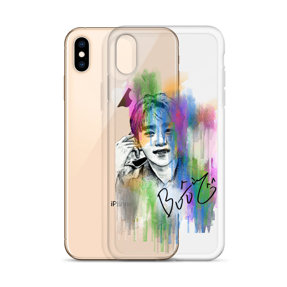 SEVENTEEN Seungkwan, Boo Seung-kwan Waterpaint Portrait iPhone Case