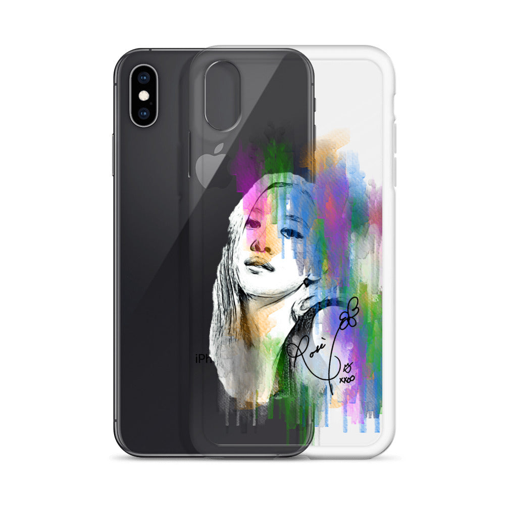 BLACKPINK Rosé, Roseanne Park Waterpaint Portrait iPhone Case - kpophow