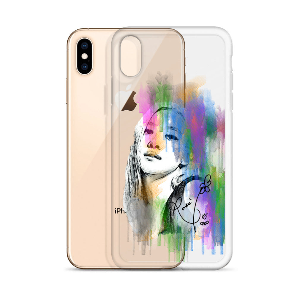 BLACKPINK Rosé, Roseanne Park Waterpaint Portrait iPhone Case - kpophow