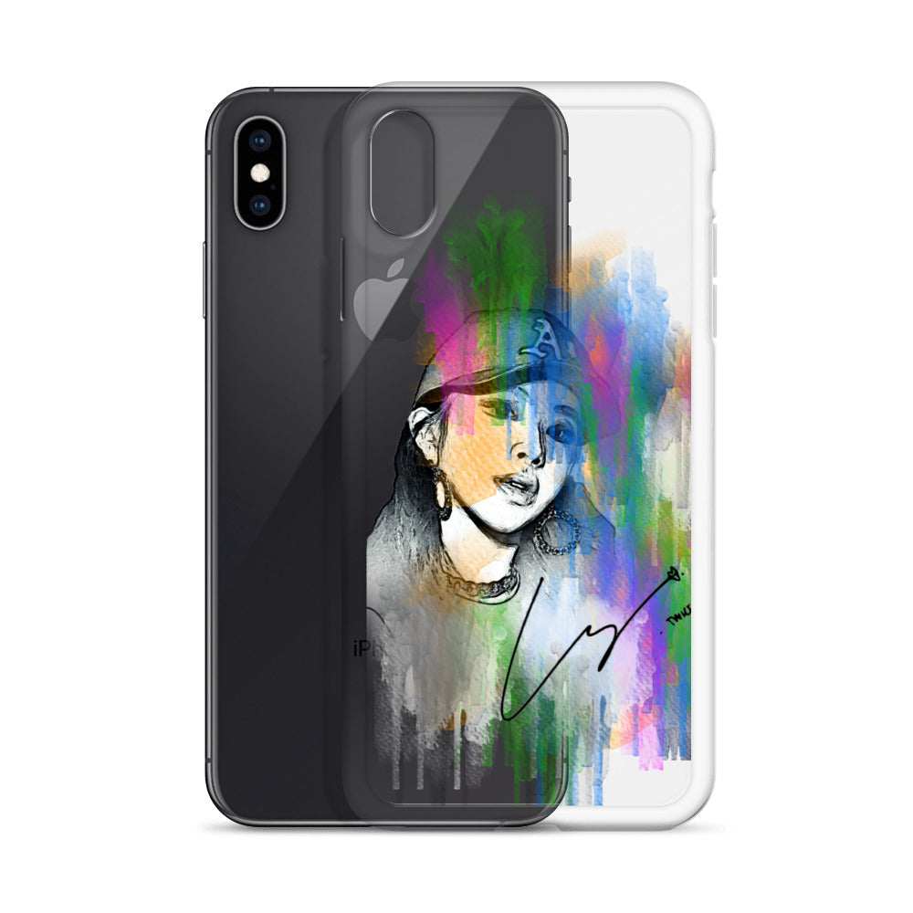 TWICE Chaeyoung, Son Chae-young Waterpaint Portrait iPhone Case