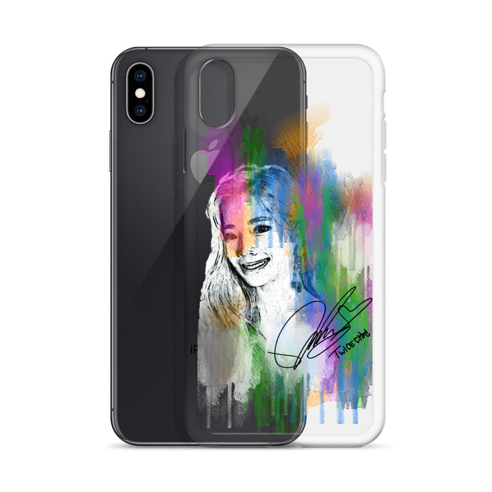 TWICE Dahyun, Kim Da Hyun Waterpaint Portrait iPhone Case