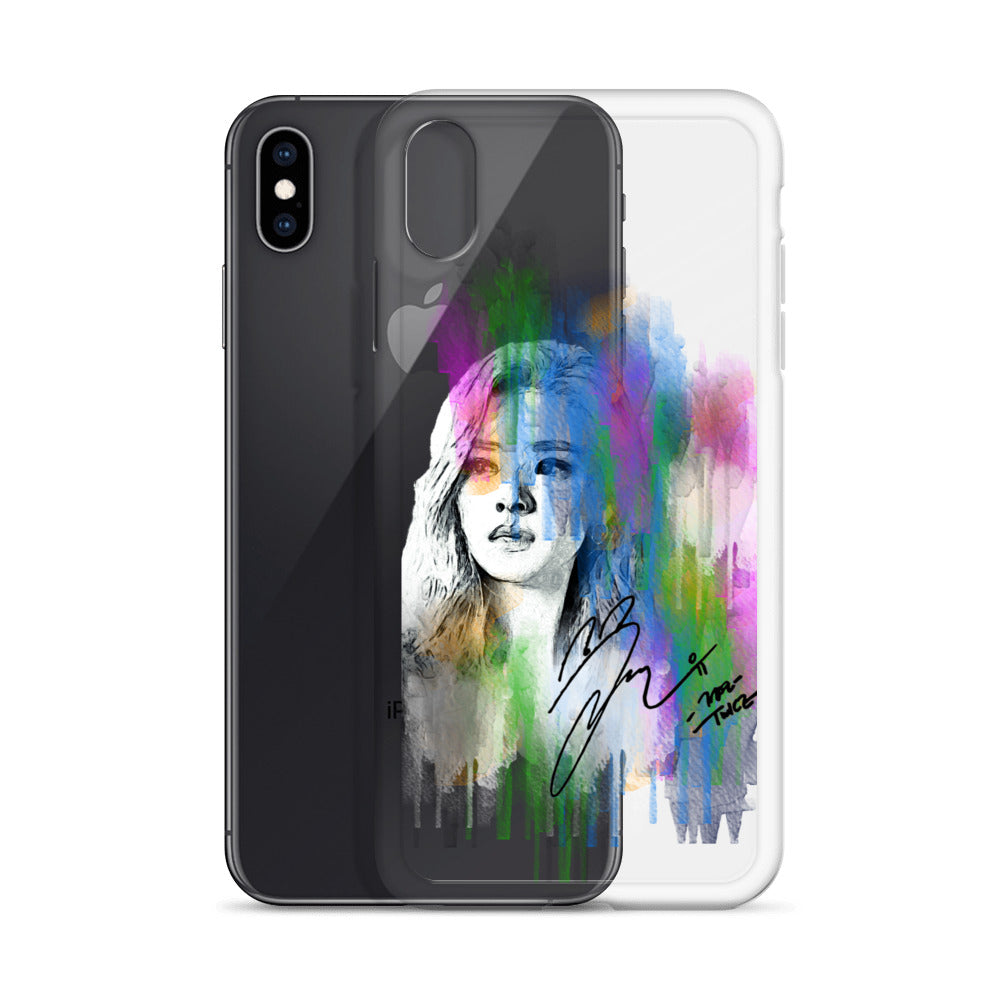 TWICE Jeongyeon, Yoo Jeong-yeon Waterpaint Portrait iPhone Case